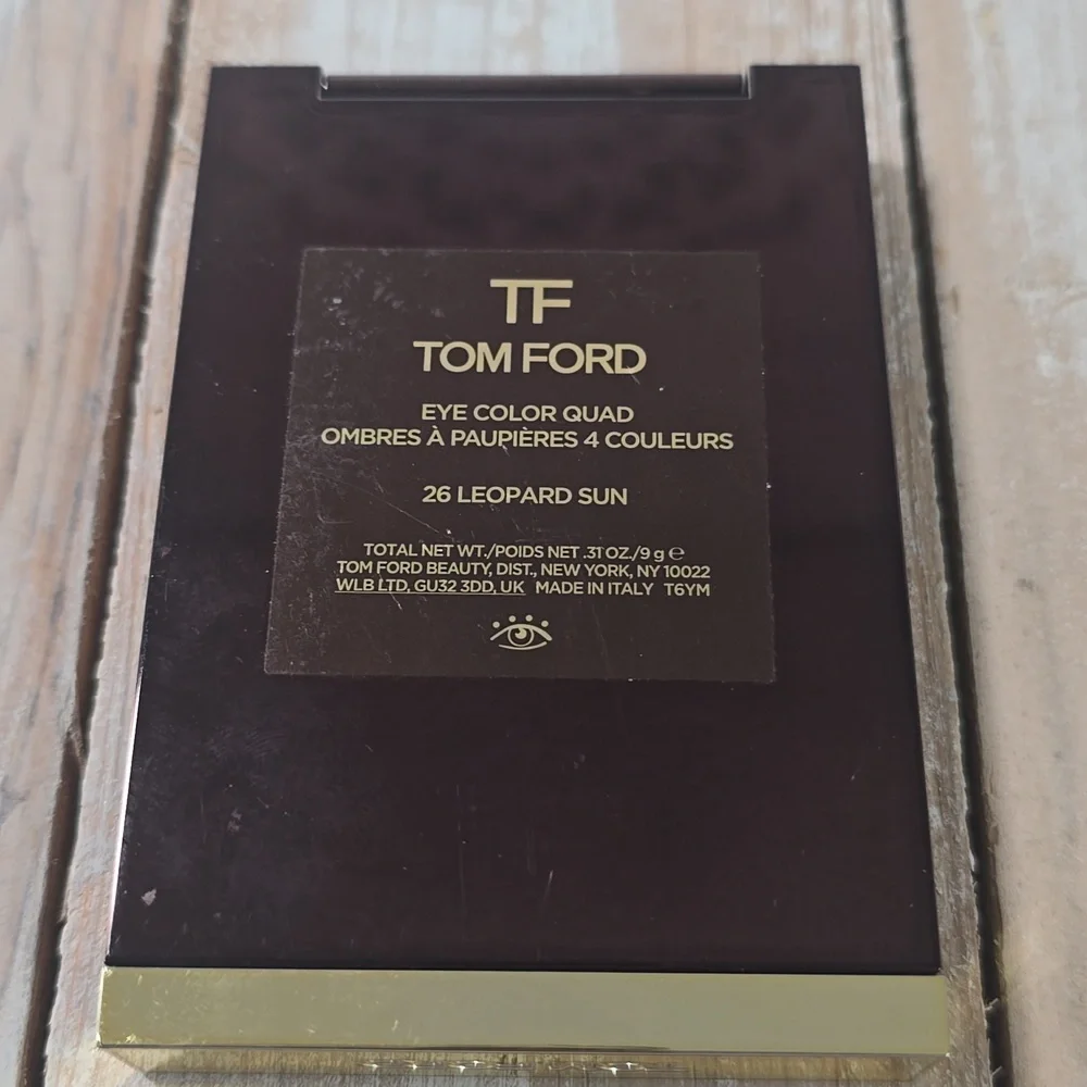 Tom Ford Eye Color Quad Eyeshadow Palette 26 Leopard Sun 0.31 Oz